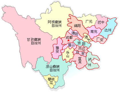 四川省图